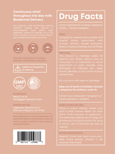 Comfort Period Patch – Fast-Acting Menstrual Pain Relief